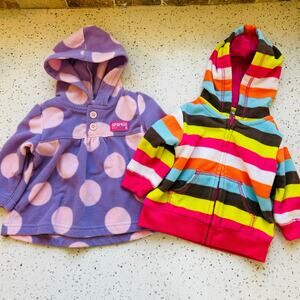 3/$12 3-6 Month Girl 2 Fleece Sweaters